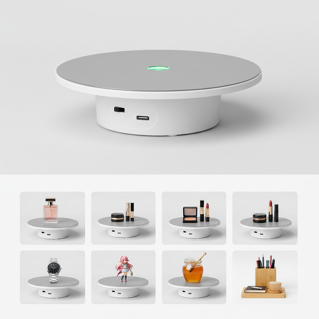 360° smooth rotation Smart Rotating Display Stand