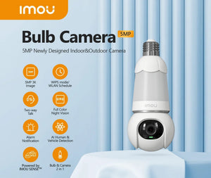 Dahua Imou Bulb camera 5MP IPC 5M0WEB