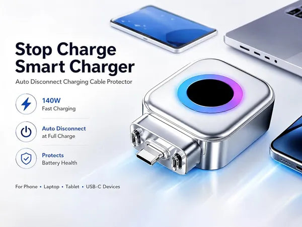 Smart Charger Auto Disconnect Charging Protector