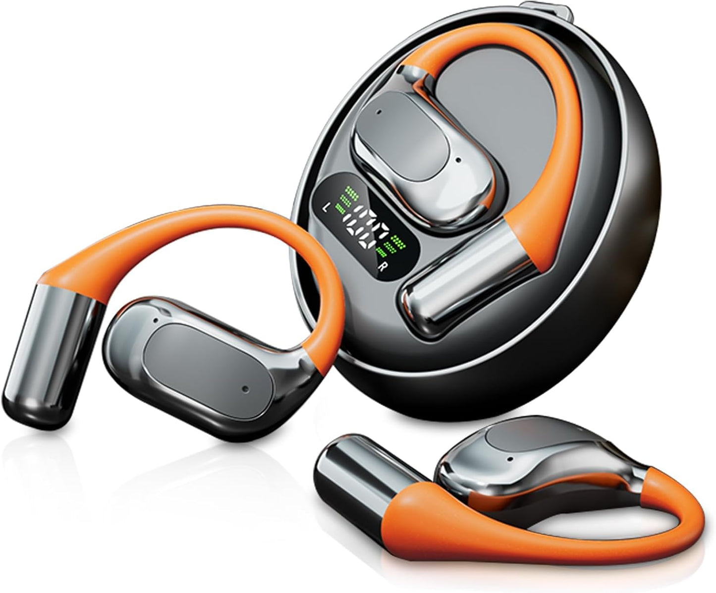 M113 AI Translator True Wireless Ear-Clip Bone-Conduction Earbuds with Noise Cancellation