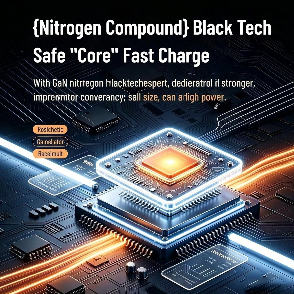 65W GaN Universal Travel Charger – Multi-Device Fast Charging Adapter