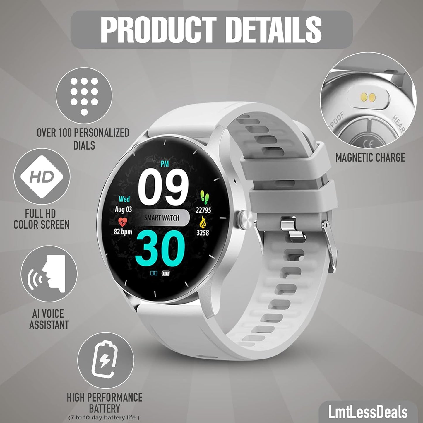Smart Watch ZL50 HD Full Touch Screen