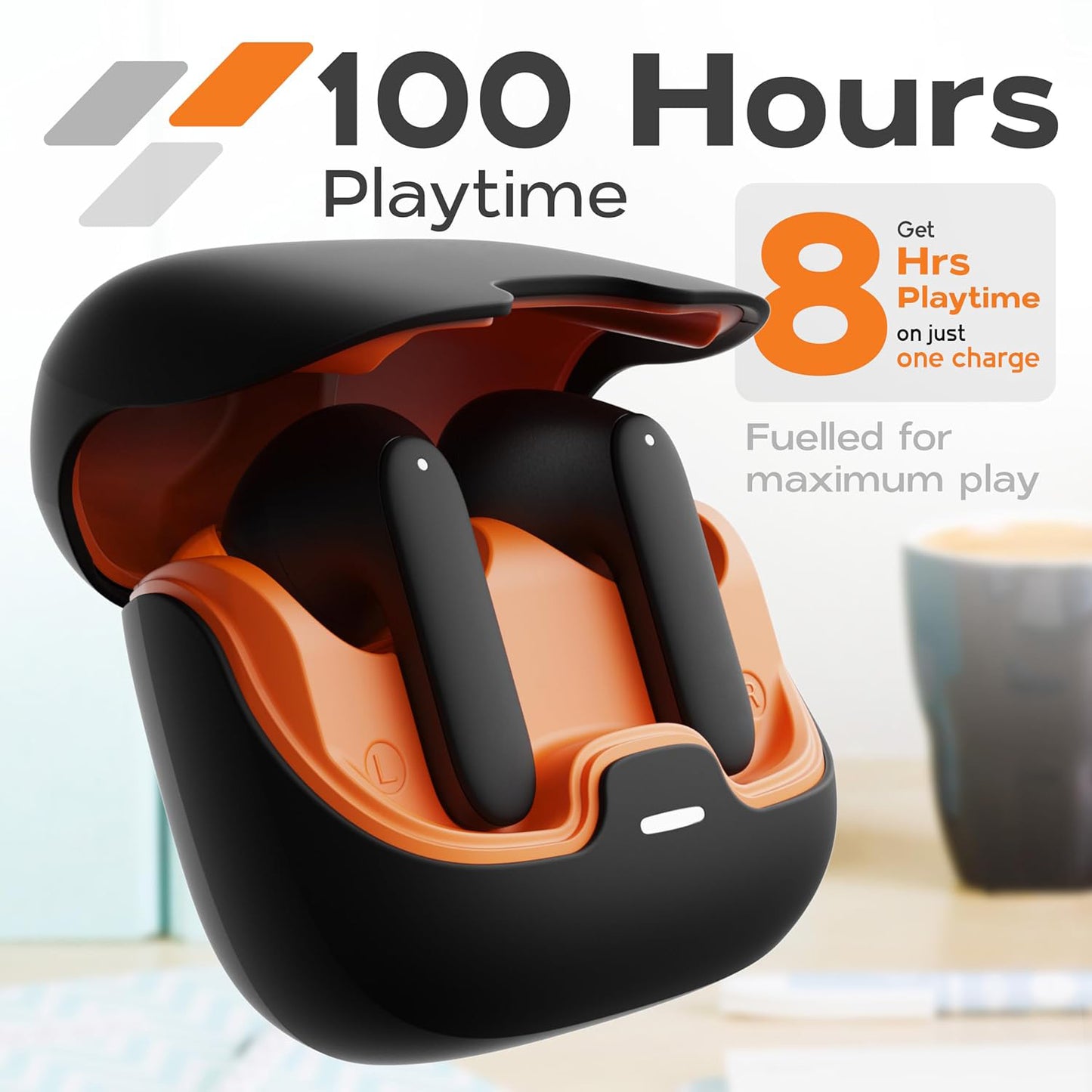 TWS Z40 PRIME PRO EARBUDS– 100 HOUR PLAYTIME PREMIUM ENC