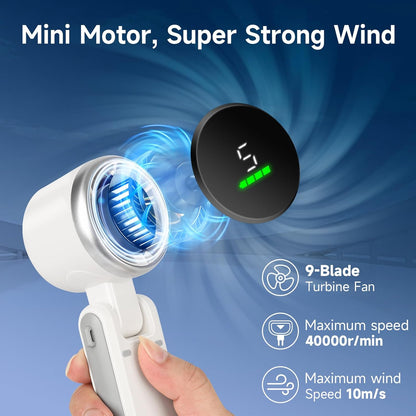 Portable Handheld Turbo Fan, Stay Cool Anytime, Anywhere!