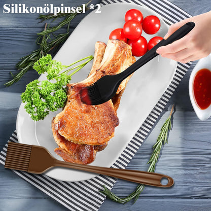 Grilliance 38-Piece BBQ Barbecue Cutlery Set Stainless Steel Barbecue Accessories