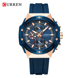 Classics for CURREN 8462 Quartz Chronograph Watch for Men Waterproof
