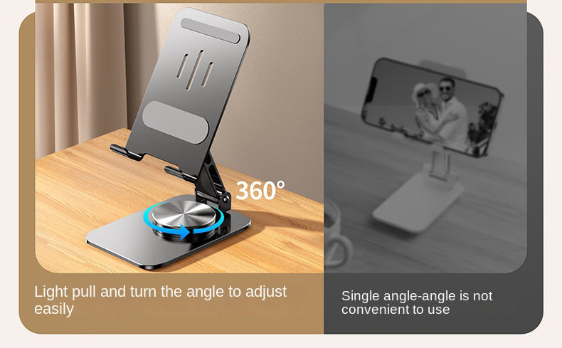 Premium 360° Rotatable Foldable Metal Phone Stand – Style Meets Stability