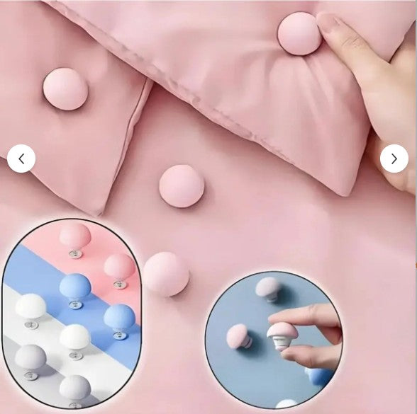 Soft Quilt Fixing Buckle Button Set – কম্বল ও বালিশের জন্য বোতাম লক ক্লিপ সেট