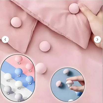 Soft Quilt Fixing Buckle Button Set – কম্বল ও বালিশের জন্য বোতাম লক ক্লিপ সেট