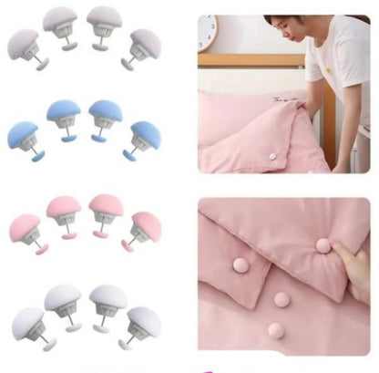 Soft Quilt Fixing Buckle Button Set – কম্বল ও বালিশের জন্য বোতাম লক ক্লিপ সেট