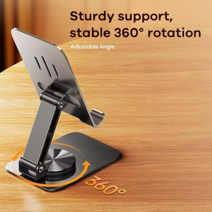 Premium 360° Rotatable Foldable Metal Phone Stand – Style Meets Stability