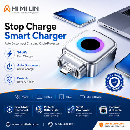 Smart Charger Auto Disconnect Charging Protector
