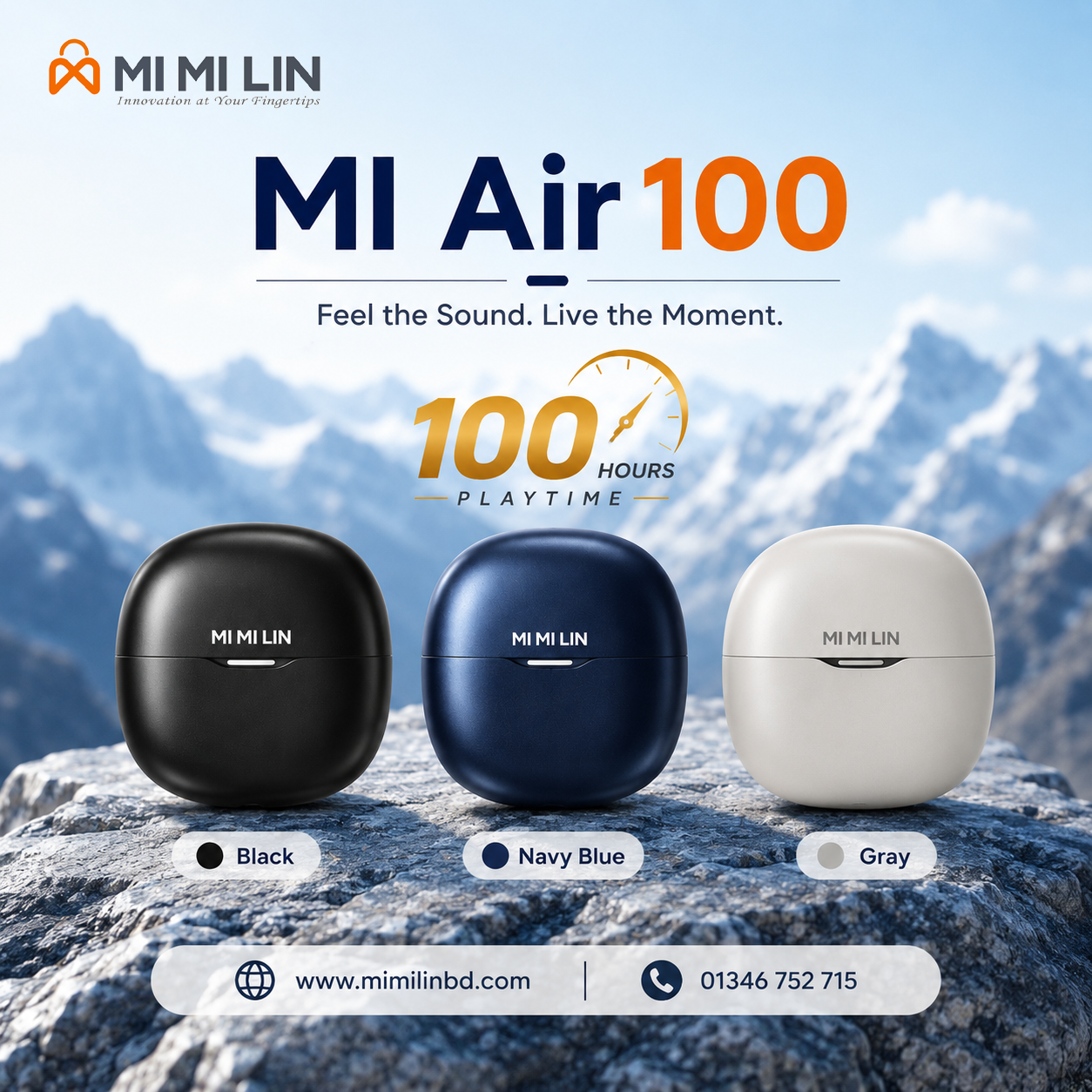 TWS Premium Earbuds MI Air 100
