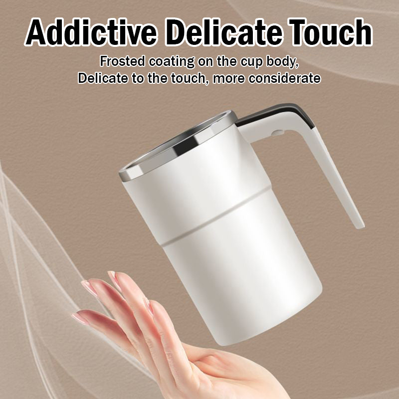 Coffee Machine electric Magnetic stirring cup intelligent temperature display charging coffee cup white