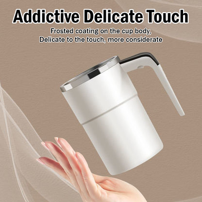 Coffee Machine electric Magnetic stirring cup intelligent temperature display charging coffee cup white