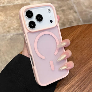 iPhone 17 Pro Max Phone case Luxury Design Fine Holes Skin-Feel Matte