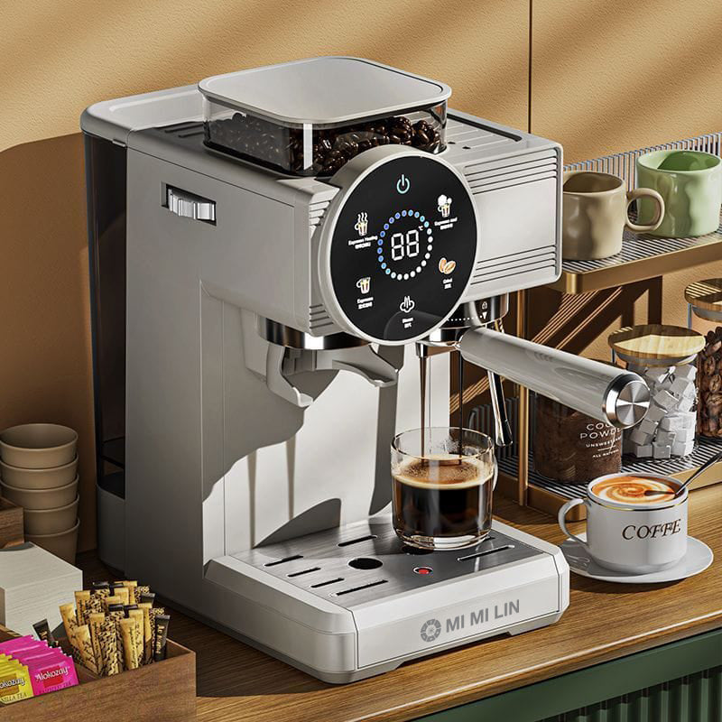 Coffee Maker Commercial Grinder Coffee Machine 220V Espresso Coffee Machine Home Coffee Beans Grinding Machine