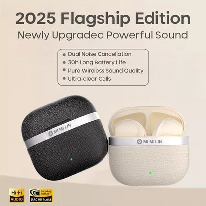 Wireless Noice Cancelling Earbuds, HiFi Audio, Bluetooth 5.4, 13mm Drivers with Big Bass, Up to 32H Playtime, 6 Mics for AI Clear Calls, Low Latency, Double Device Connection