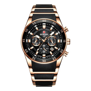REWARD Watches Multi-function Sports Watch Calendar Luminous Waterproof