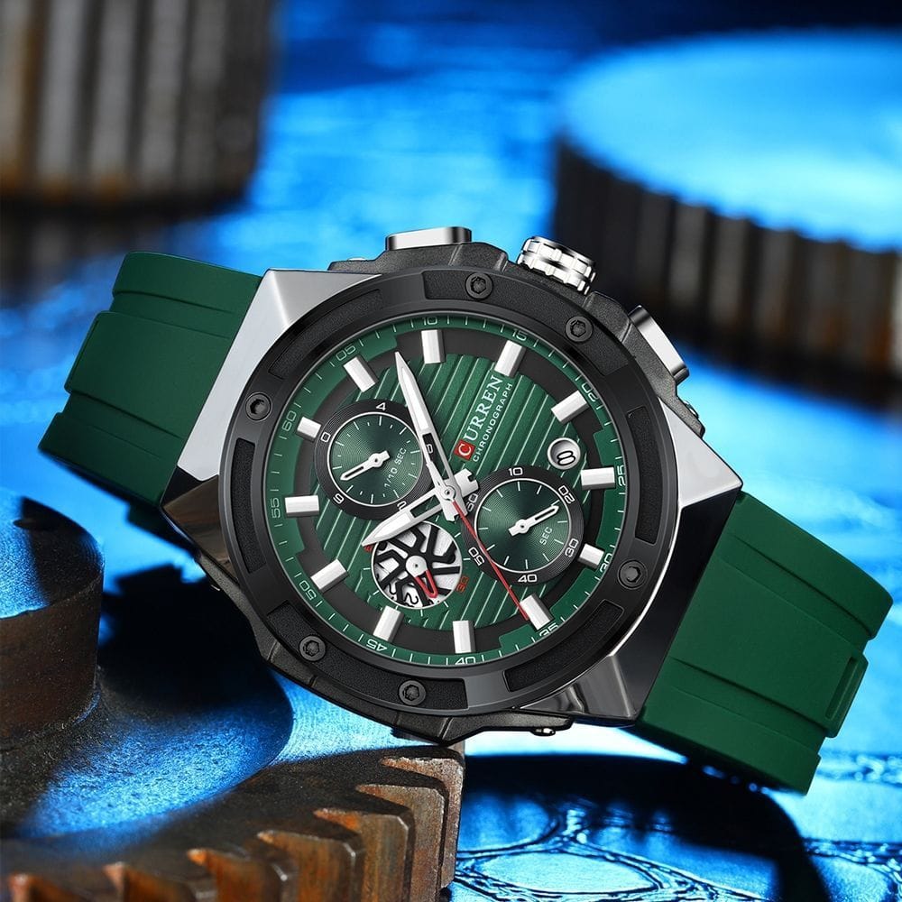 Classics for CURREN 8462 Quartz Chronograph Watch for Men Waterproof
