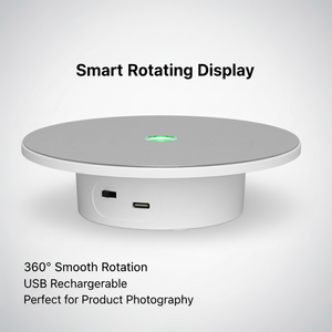 360° smooth rotation Smart Rotating Display Stand