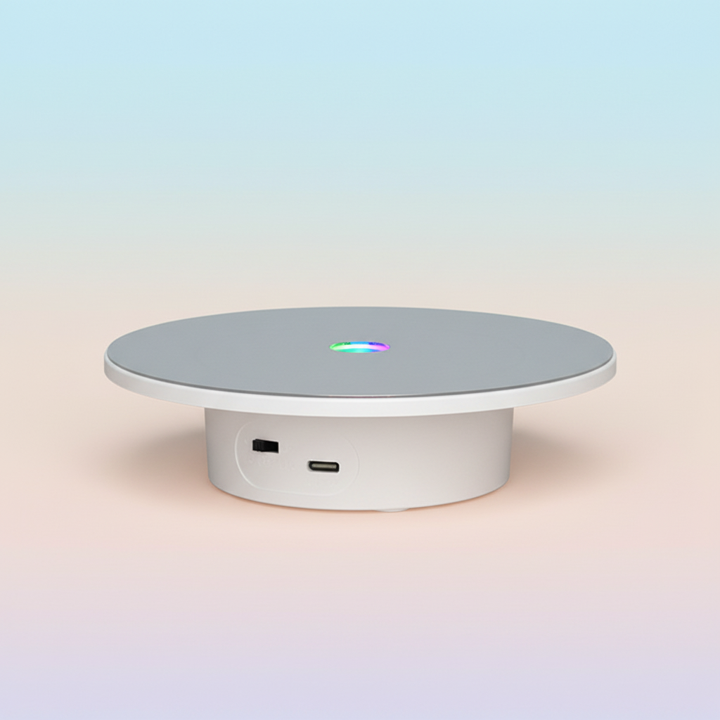 360° smooth rotation Smart Rotating Display Stand